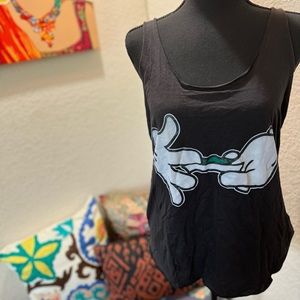 Mickey Mouse Rolling Up Tank